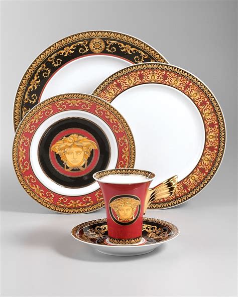 versace teller set|Versace plate sets.